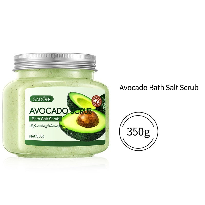 Fruit Bath Salt Scrub Cream Exfoliating Body Care Fruit Bath Salt Scrub Cream Exfoliating Body Care